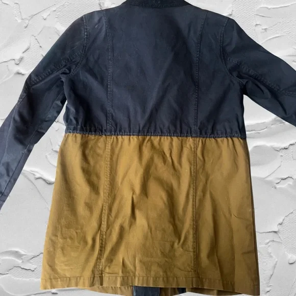 J. Crew Waxed Cotton Two-Tone Chore Coat - Picture 2 of 5